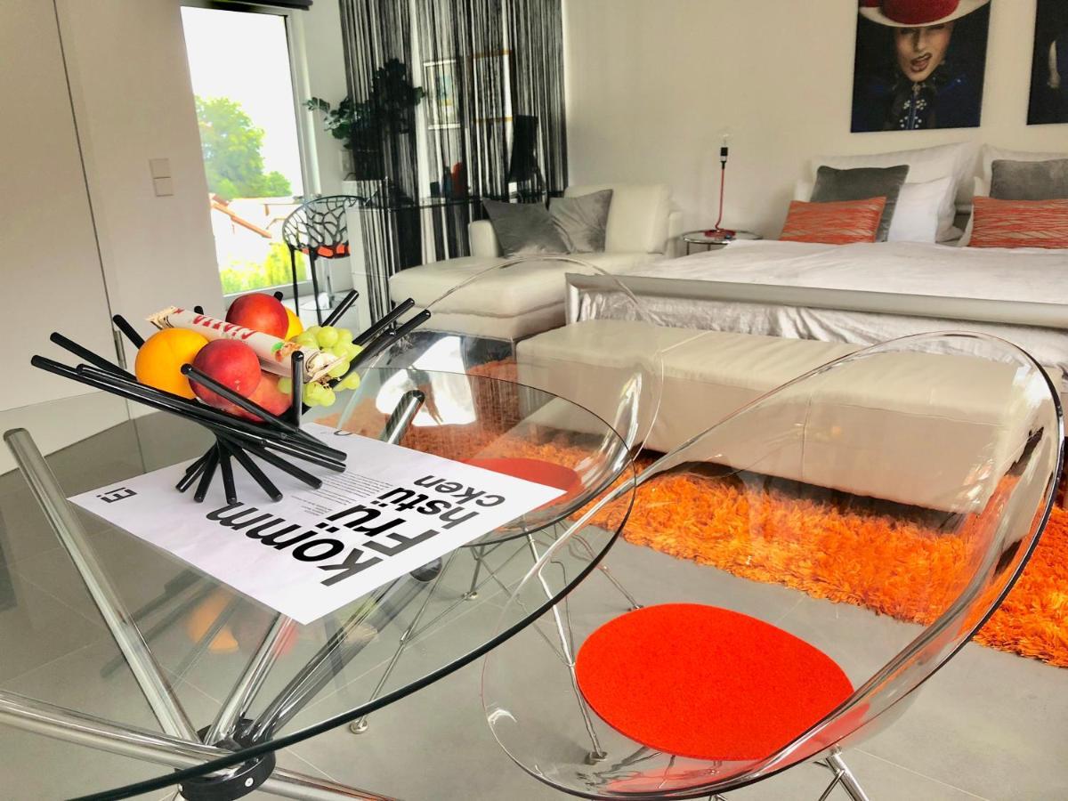 Modernes Studio Auf Der Sonnenterrasse Baden-Baden Kültér fotó